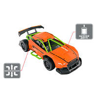 Радіокерована іграшка Sulong Toys Speed racing drift — Bitter (жовтогарячий, 1:24) (SL-291RHO), фото 3