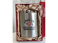 Подарункова фляга для алкоголю"Jim Beam", стильна, гарна, відмінної якості 265мл