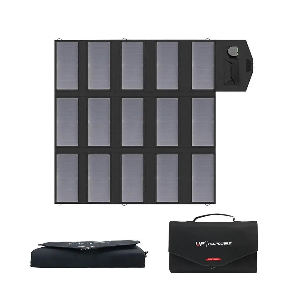 ⇒ Складана сонячна панель ALLPOWERS 100W 18V (Polycrystalline cells)