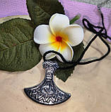 Кулон "Топор Перуна" сріблястий від студії LadyStyle.Biz, фото 3