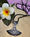 Кулон "Топор Перуна" сріблястий від студії LadyStyle.Biz, фото 7