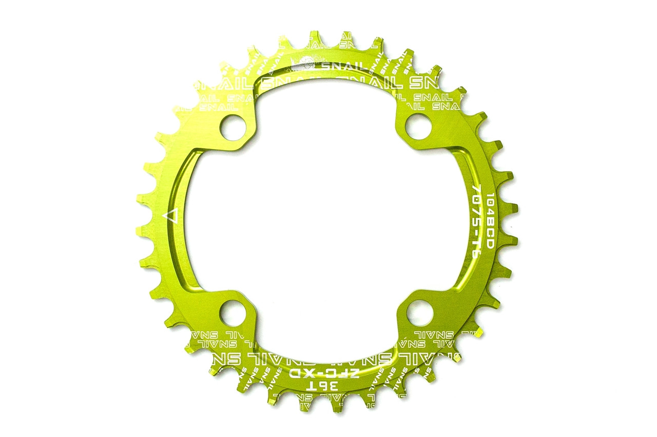 Зірка шатунів NW BCD-104 38T SNAIL (зелений)