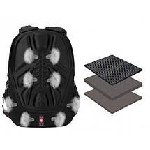 Міський рюкзак Swissgear 8810 PLUS  об'єм 55 л Чорний, фото 2
