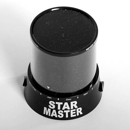 LED-проєктор зоряного неба Star Master з USB-кабелем, адаптером, колір чорний, фото 2