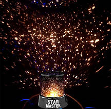 LED-проєктор зоряного неба Star Master з USB-кабелем, адаптером, колір чорний, фото 3