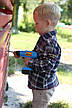 Дитячий механічний дриль Технок 3 насадки Дриль іграшковий із насадками, фото 2