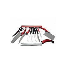 Набір ножів Contour Pro Knives Чорно-червоний, фото 3