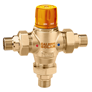 Термозмішувач 1.1/4" Caleffi Solar 30-65 °C Kv=9,1 м3/год (art.252370)