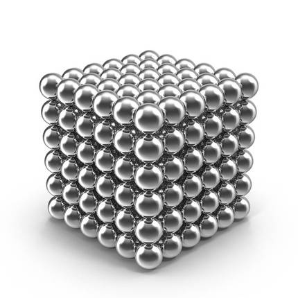 Конструктор-головоломка UTM Neocube 216 кульок Silver, фото 2