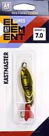 Блесна для рыбы, колеблющаяся, ZEOX Kastmaster, вес 7г, цвет Gold