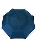 Парасоля автомат чоловіча Parachase №3202, великий купол з вітровим клапаном, на 8 спиць, пряма ручка, Синій, фото 2