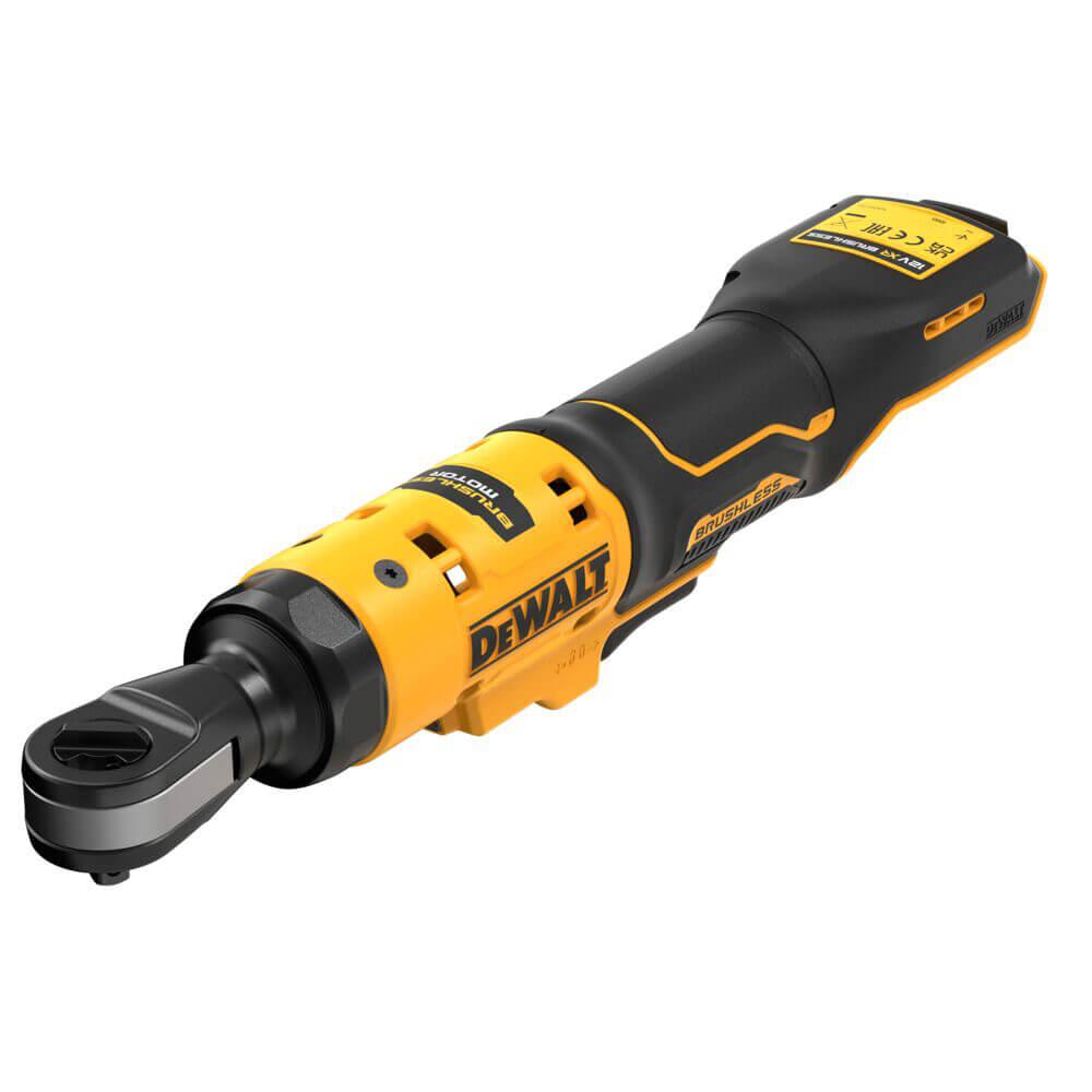 Гайковерт кутовий — тріскачка акумуляторний безщітковий DeWALT DCF503N