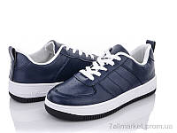 Кроссовки женские модные Весна/осень 105 blue-white (8 пар р.37-41) "Ok Shoes" недорого оптом от прямого