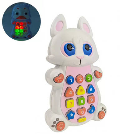 Інтерактивний телефон з проектором Play Smart 7614 B Bunny, російською (7614-1-RT), фото 2