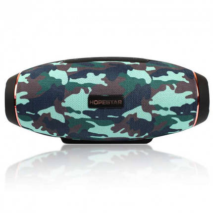 Портативна Bluetooth колонка Hopestar Original з трьома активними динаміками Камуфляж (H20), фото 2