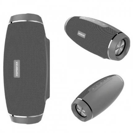 Портативна Bluetooth колонка Hopestar Original з вбудованим мікрофоном Сіра (H27), фото 2