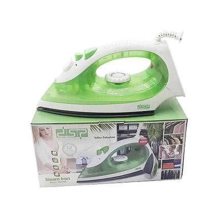 Праска Steam Iron KD1066-S 1600 Вт 3 режими металокераміка Зелена (VK-3930) TRG-164318, фото 2