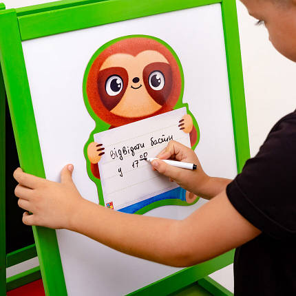 Дитяча магнітна дошка Ленівець Vladi Toys VT3601-22 S з маркером пиши витирай (VT3601-22-RT), фото 2