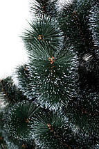 Штучна сосна Arts Pine Засніжена-2 220 см ПВХ з підставкою Зелений (SG-54) TRG-165365, фото 2