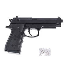 Пістолет стракбольний пластиковий Galaxy Beretta 92 П чорний (G052B-RT), фото 2