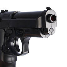 Пістолет стракбольний пластиковий Galaxy Beretta 92 П чорний (G052B-RT), фото 2