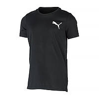 Детская Футболка Puma ACTIVE Small Logo Tee Черный 128 (58698001)