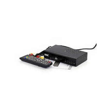 Приставка для телевізора Т2 тюнер BBK для цифрового ТВ DVB-Т2 з підтримкою Wifi адаптера Чорний (VK-916), фото 2