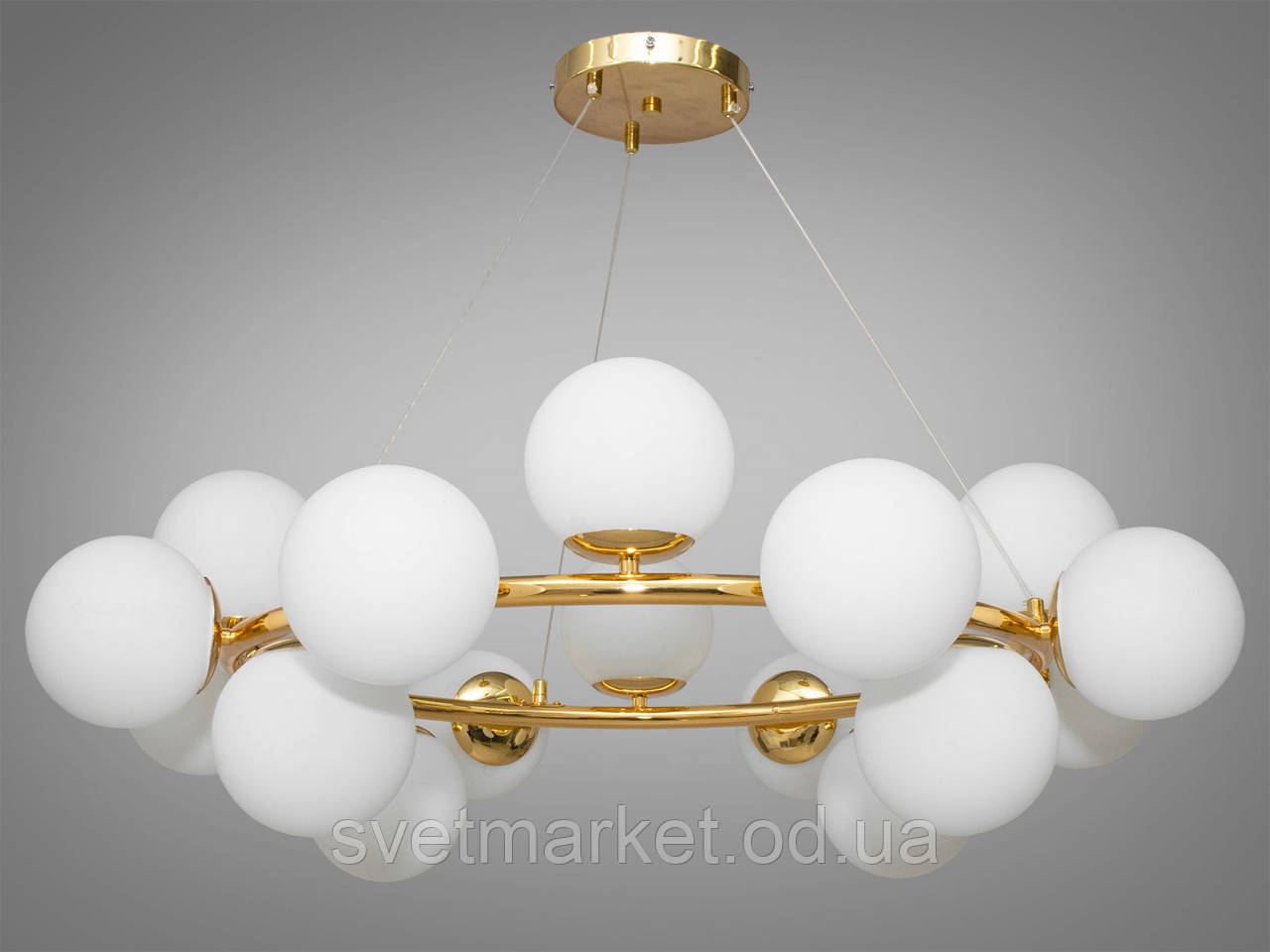 Сучасна кругла люстра D123/16G