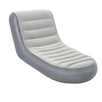 Надувне крісло Bestway Comfort Cruiser Inflate-A-Chair 165х84х79 см ПВХ Сірий (IP-172006), фото 2