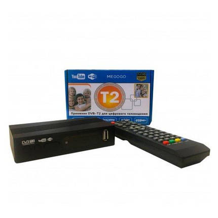 Тюнер цифровий T2 TV ефірний приймач MG 811-Pro TV Megogo YouTube Wi-Fi Чорний (VK-7922) TRG-168489, фото 2