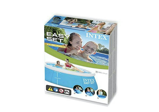 Надувний басейн Intex Easy Set 880 л 183х51 см з насосом 3785 л/год і підстилкою Синій (IP-170165), фото 2