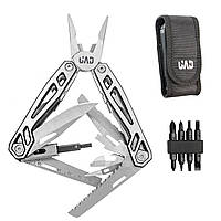 Мультитул професійний UAD TitanForce 21 інструмент 420 Сталь