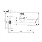 Комплект кранів SD Forte 1/2" НР для рушникосушки кутовий SF395W15, фото 2