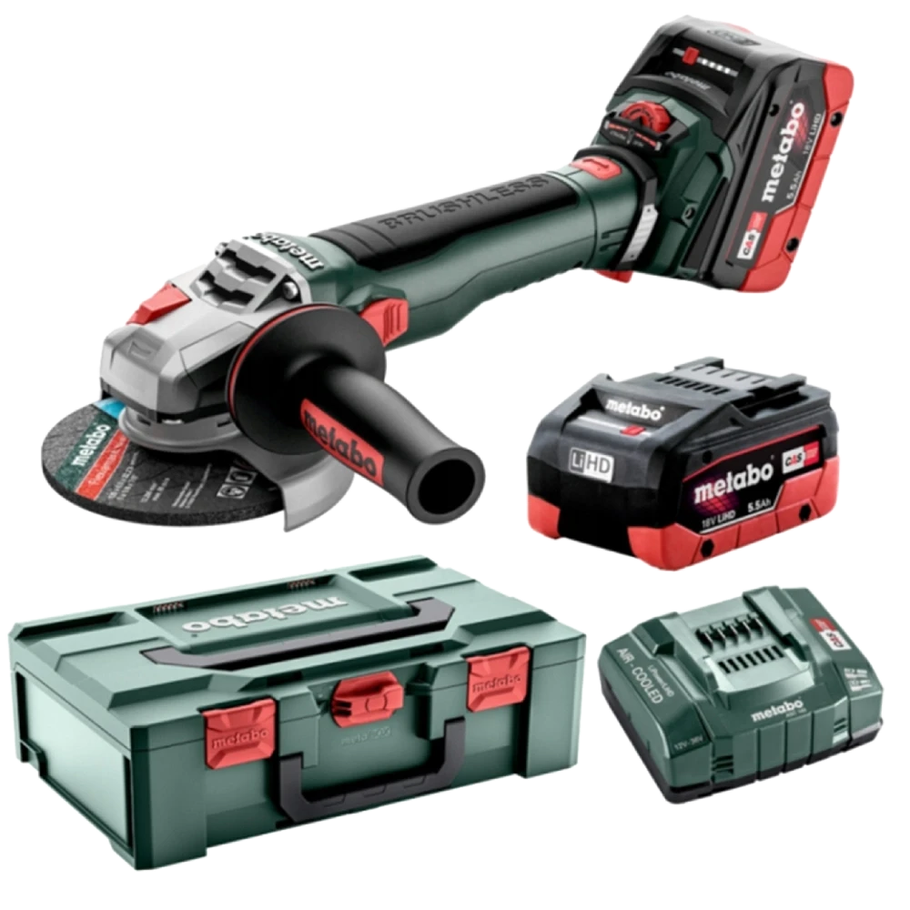 Metabo WVB 18 LT BL 11-125 Quick (613057660) Акумуляторна кутова шліфувальна машина