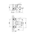 Змішувач для ванни Qtap Matice 3063103C, фото 3