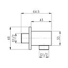 З'єднання для шланга Qtap CRM B130, фото 2