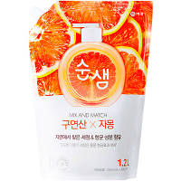 Новинка Средство для ручного мытья посуды Aekyung Soonsaem Citric Acid Grapefruit Запаска 1.2 л