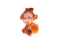 Статуетка Мавпочка з соняшниками 4,5 см, арт. SG10-M19 ТМ BONADI "Ts"