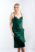 Плаття в білизняному стилі темно-зелене 28552 (2000000111629)