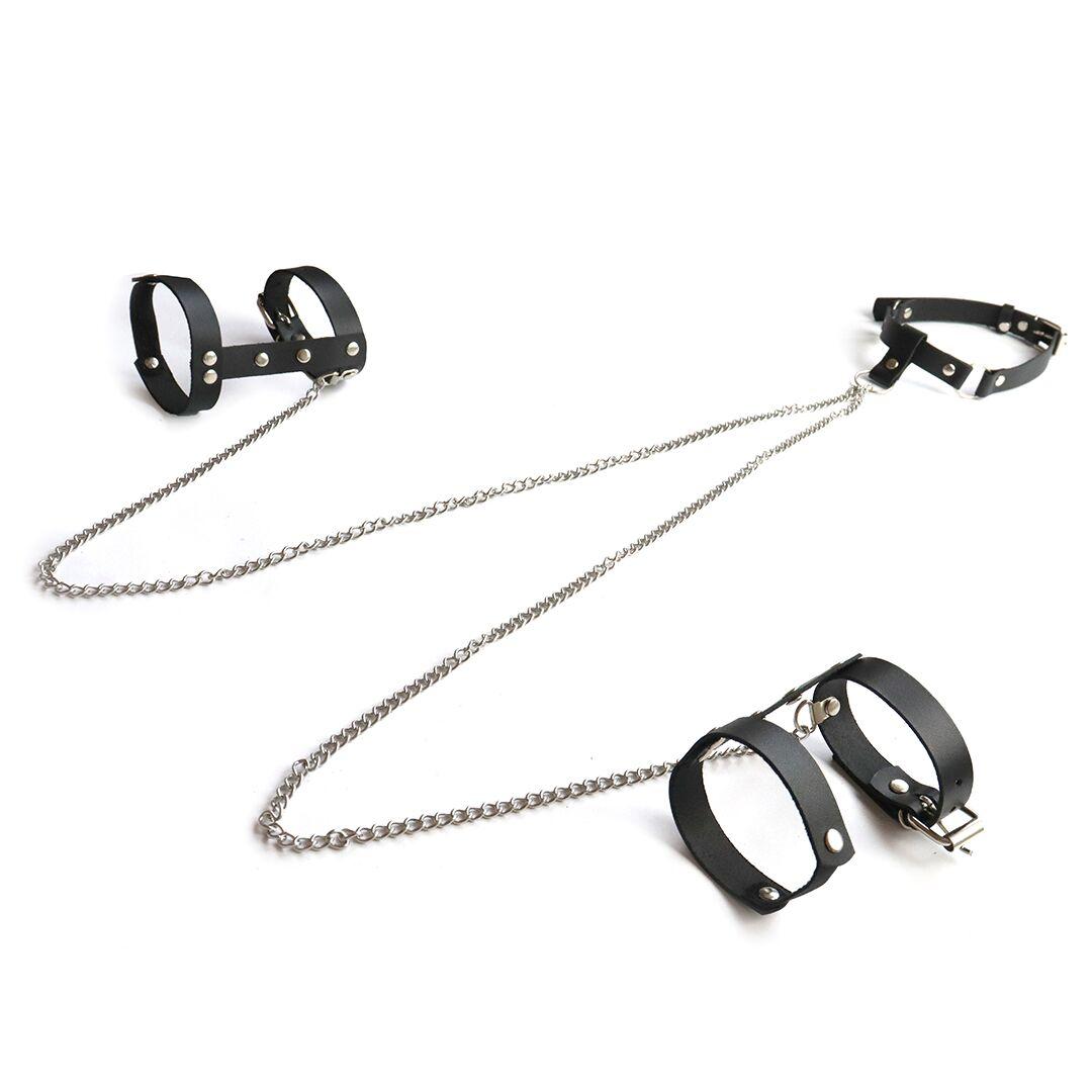 Нашийник і прикраса на руки Art of Sex — Dakota, фото 1