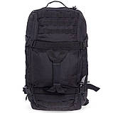 Рюкзак-сумка тактичний рейдовий SILVER KNIGHT TY-186-BK 36 л, фото 4