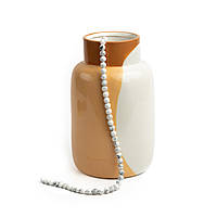 Хавлит натуральный камень для браслетов и подвесок бусины для рукоделия на нитке 39-41 см диаметр 8 мм "Ts"
