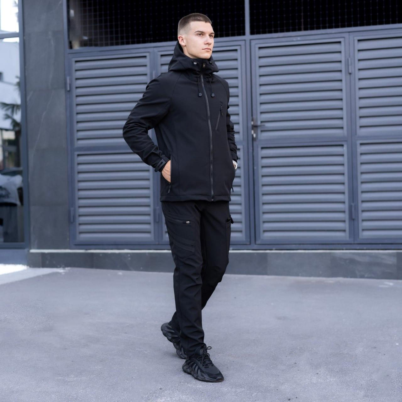 Спортивний костюм чоловічий Soft shell | Комплект куртка + штани Matrix, фото 1