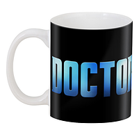 Кружка GeekLand Doctor Who Доктор Кто лого белая DW.02.010.863 "Ts"