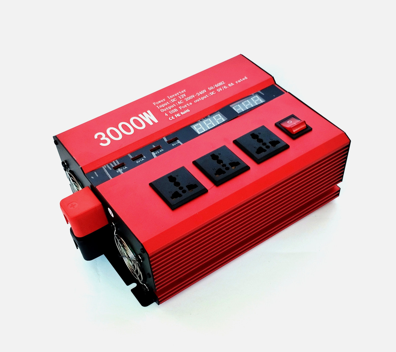 Перетворювач напруги (Інвертор) Power Inverter 12-220V 3000 W