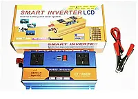 Преобразователь SMART с 12V/24V на 220V ( 3000W ) с LCD дисплеем инвертор постоянного тока