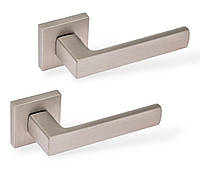 Ручки дверные для входных/межкомнатных дверей Rich-Art Ливен 249 R64 MWSN матовый никель браш