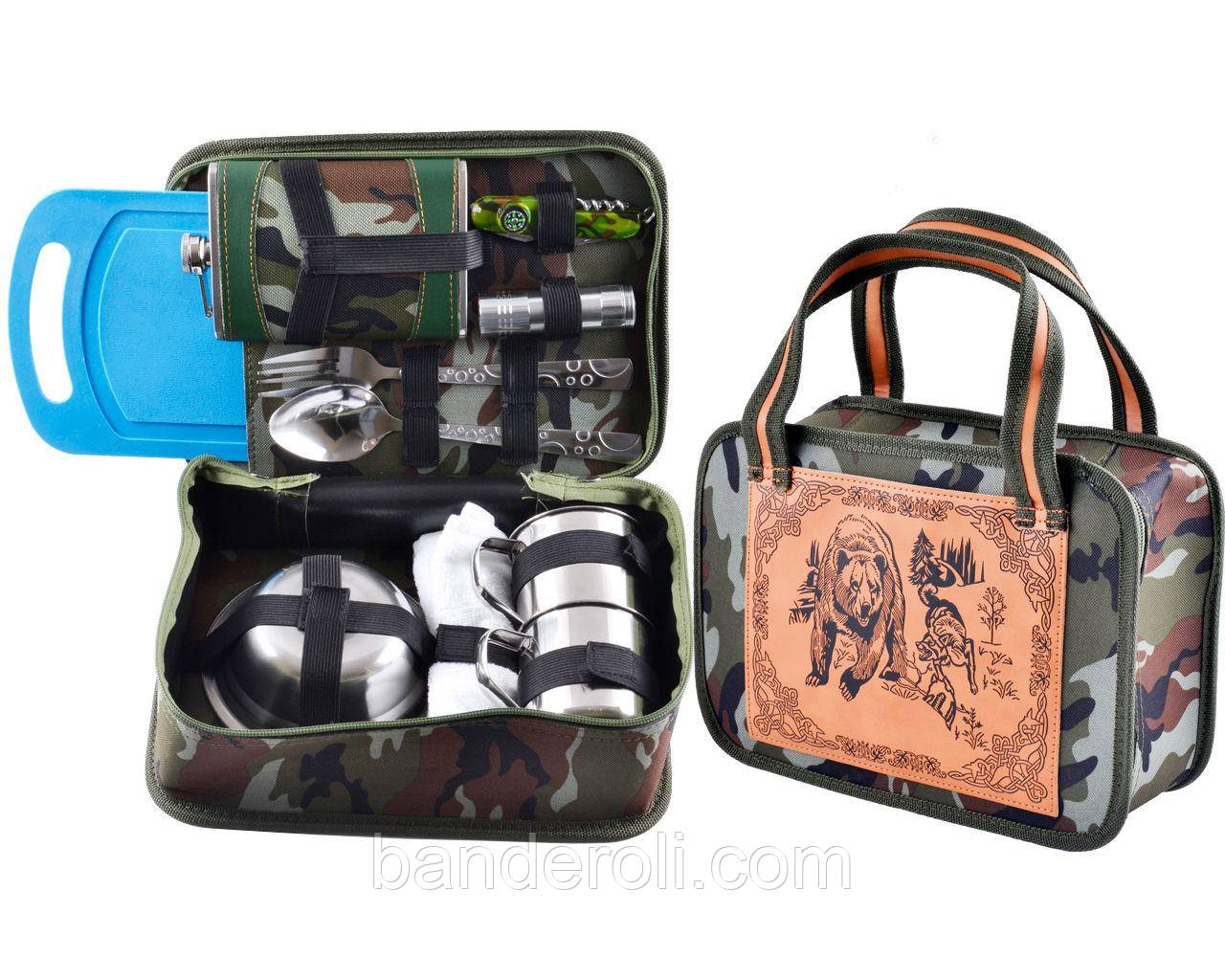 Подарочный набор для охотника 11в1 в камуфляжном кейсе Гранд Презент F-1 - фото 1 - id-p1939110965