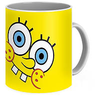 Кружка GeekLand SpongeBob SquarePants Губка Боб Квадратные Штаны желтый фон SB 02.07 "Ts"