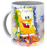 Кружка GeekLand SpongeBob SquarePants Губка Боб Квадратные Штаны акварель SB 02.16 "Ts"